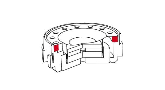 Cross-section of the TNF tweeter